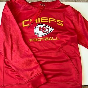 Mens medium Majestic brand Kansas City Chiefs hoodie.